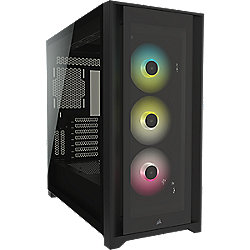 Corsair iCUE 5000X RGB Mid-Tower ATX Gaming Geh&auml;use schwarz TG Seitenfenster