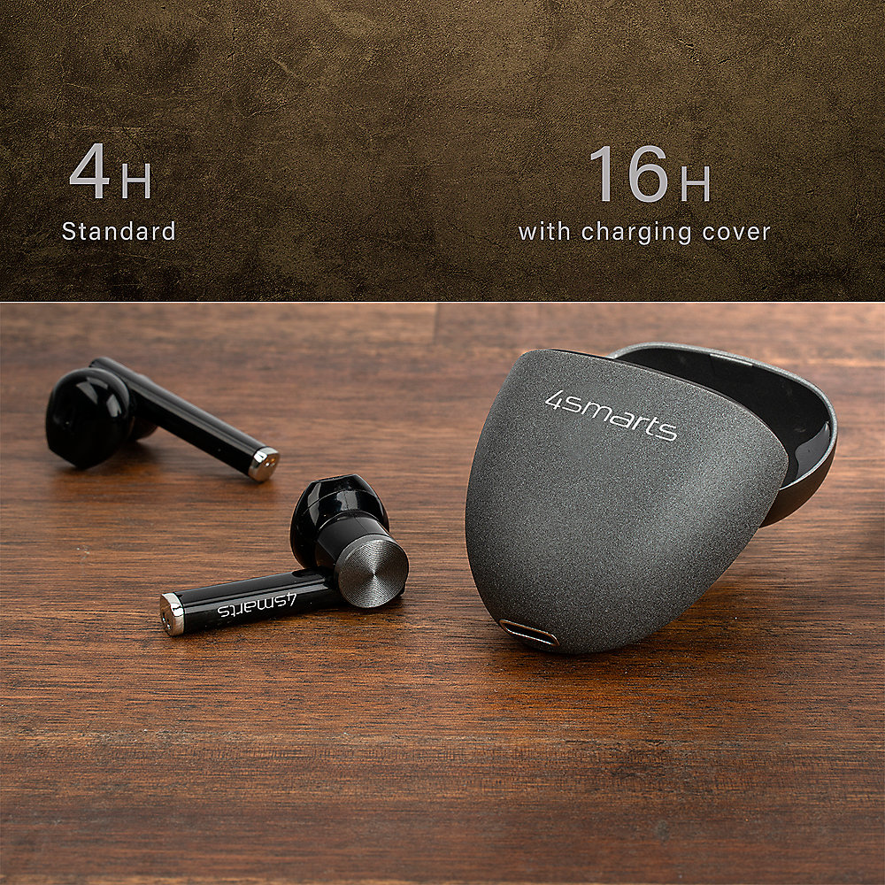 4smarts In-Ear Stereo TWS Bluetooth Kopfhörer Pebble hellgrau