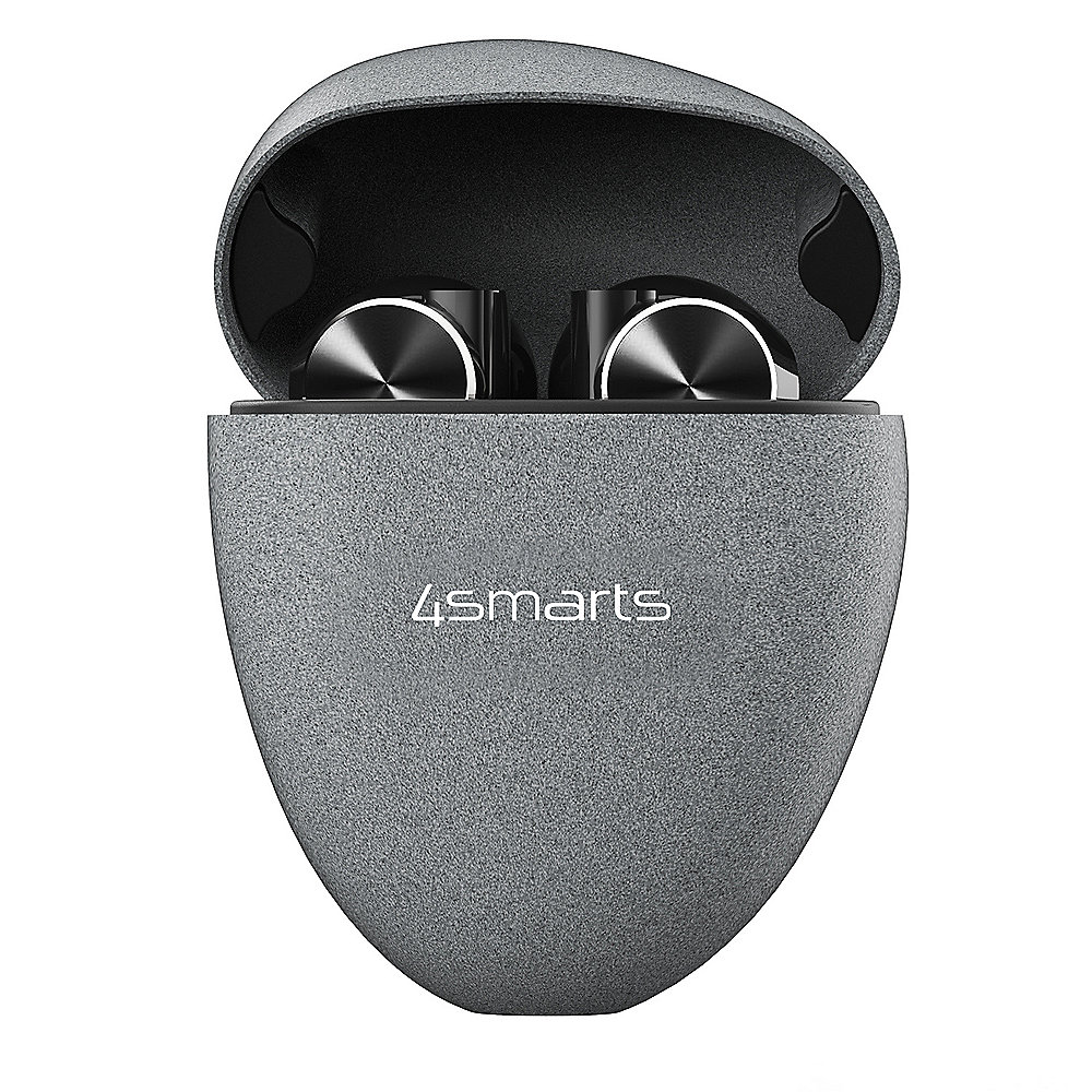 4smarts In-Ear Stereo TWS Bluetooth Kopfhörer Pebble hellgrau
