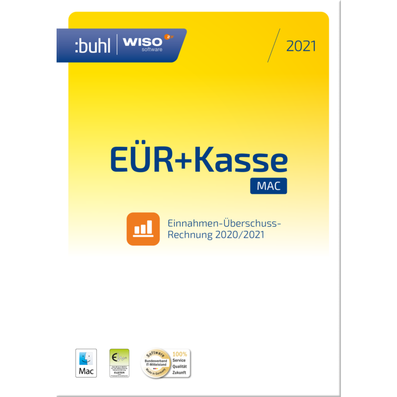 Buhl Data Service GmbH Buhl Data WISO EÜR+Kasse Mac 2021 ESD DE | 04011282002978