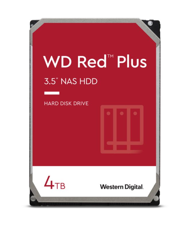 WD Red Plus 4 TB 128 MB 3,5 Zoll 