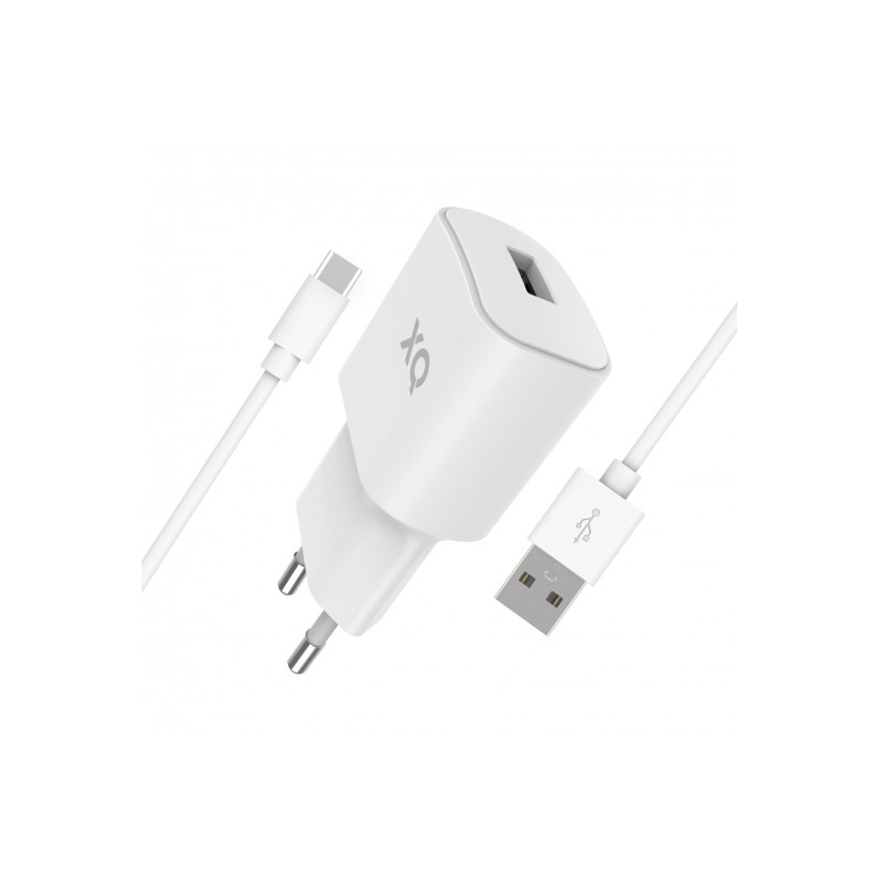 Xqisit  Reiselader USB-C 2.0 2,4A EU, weiß | 04029948101309