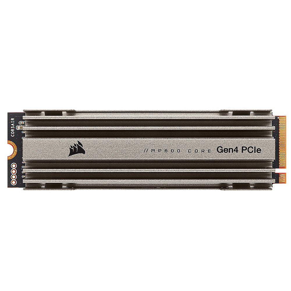 Corsair MP600 CORE NVMe SSD 1 TB QLC M.2 2280 PCIe Gen4 mit Kühlkörper