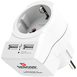SKROSS World to Europe USB + 3in1 Kabel/Adapter