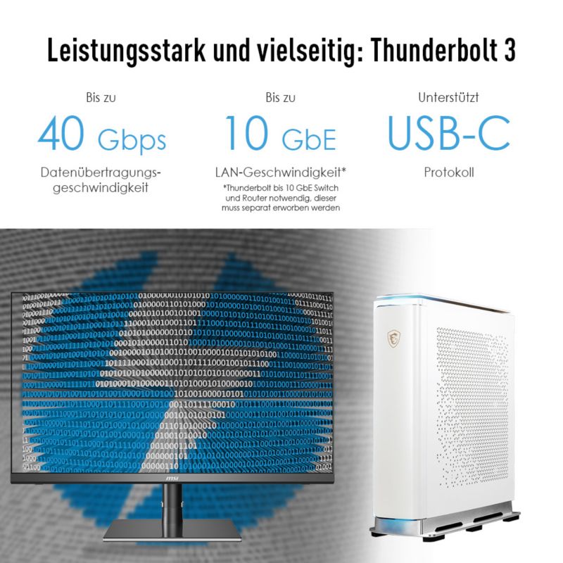 MSI Prestige P100X 10TE-435AT i9-10900K 64 GB / 4 TB 1 TB SSD RTX3080 W10P