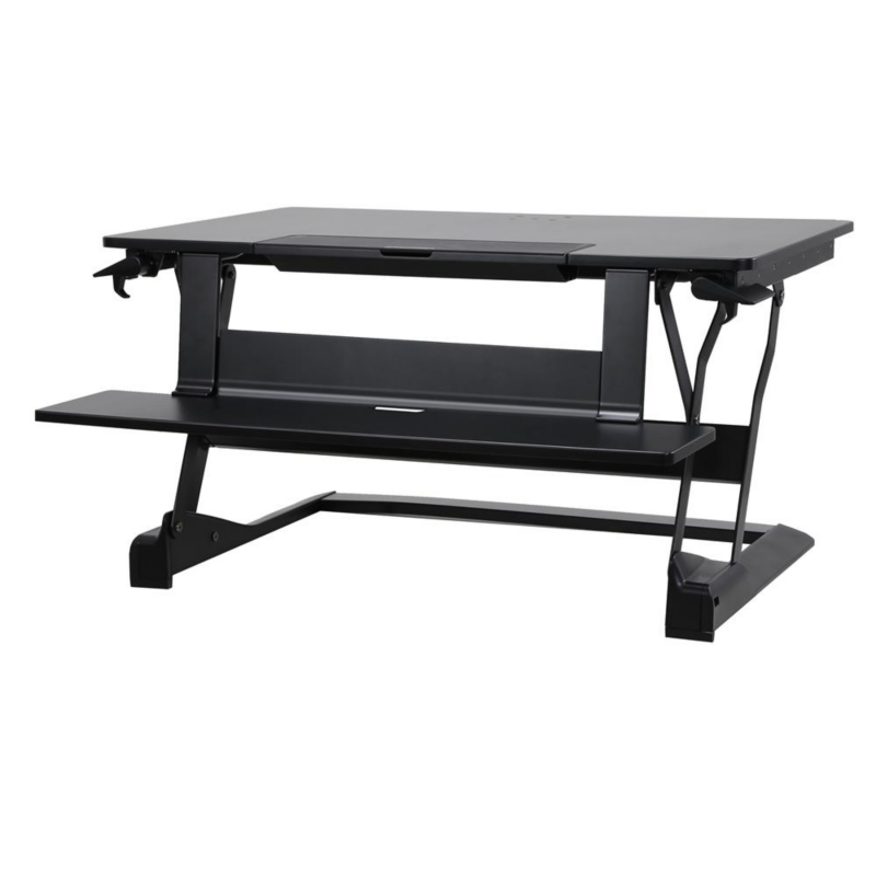 Ergotron  WorkFit-TLE Ergonomischer Schreibtischaufsatz schwarz 33-444-921 | 00698833064780