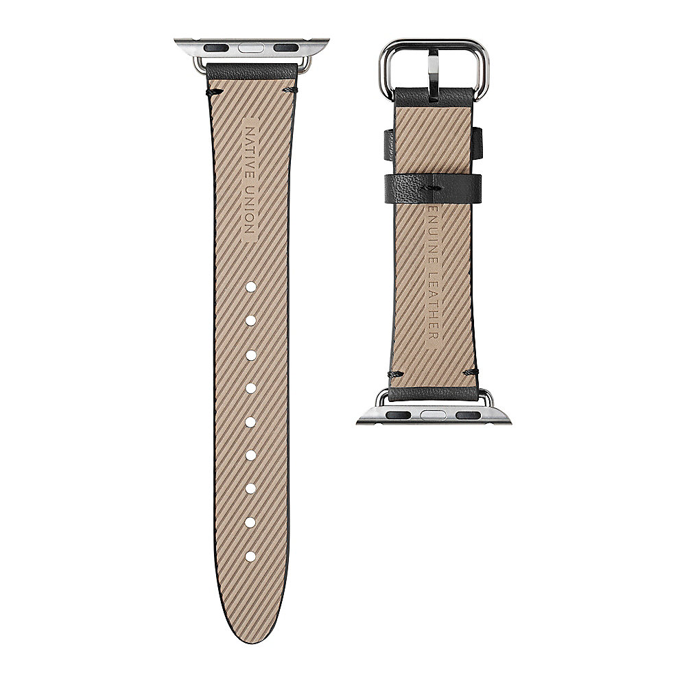 Native Union Apple Watch Strap Classic Leather Black 40mm