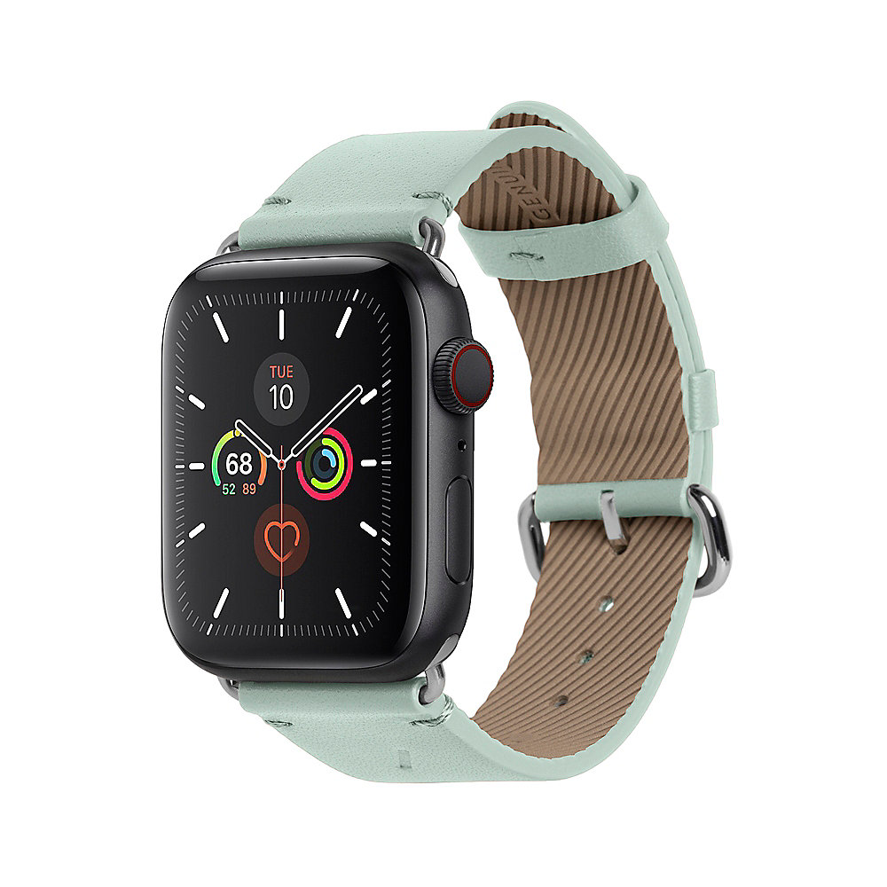 Native Union Apple Watch Strap Classic Leather Sage 44mm