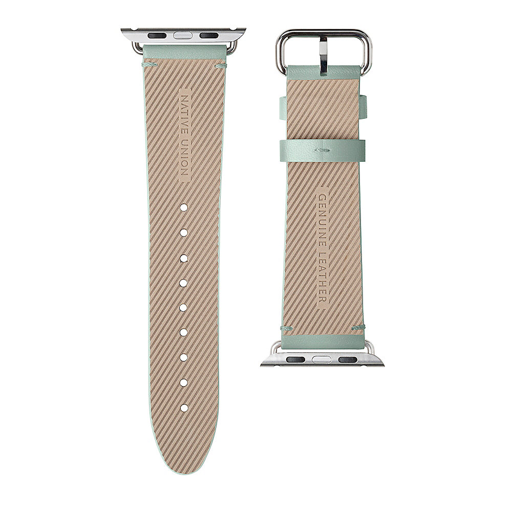 Native Union Apple Watch Strap Classic Leather Sage 44mm