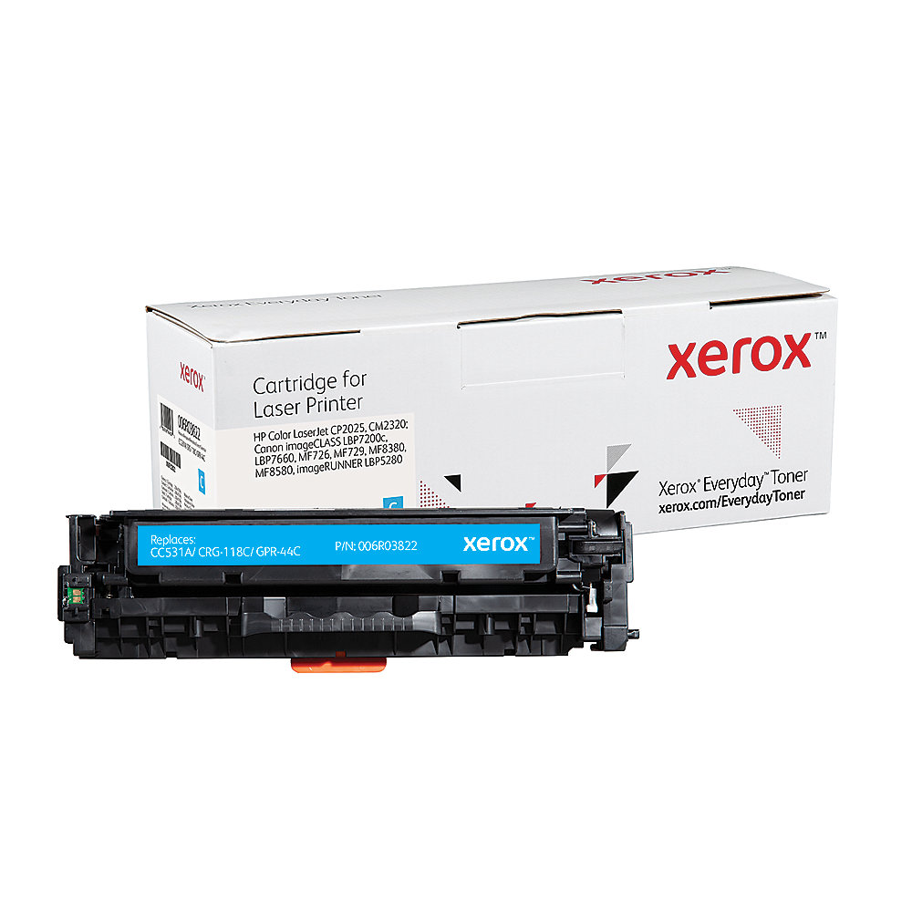 Xerox Everyday Alternativtoner für CC531A/ CRG-118C/ GPR-44C Cyan für ca 2800 S.