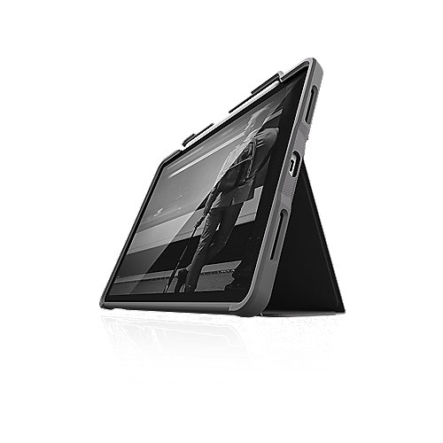 STM Dux Plus Case für Apple iPad Air 10,9" (2020), schwarz/transparent