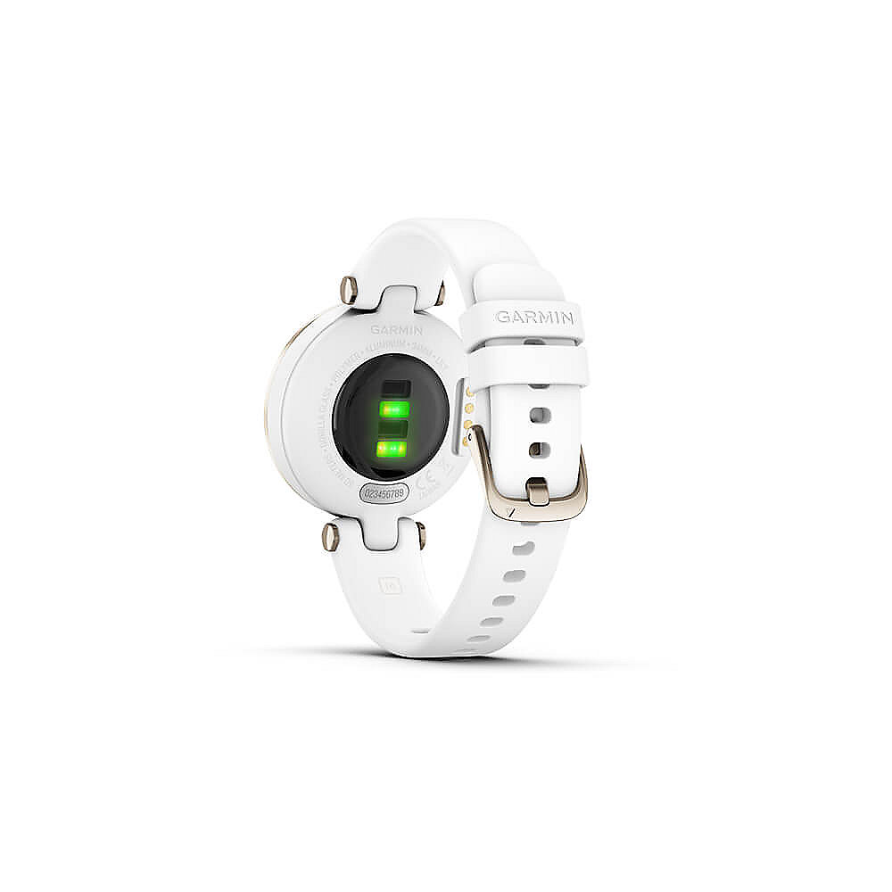 Garmin Lily GPS-Fitness-Smartwatch weiß/elfenbein HF-Messung