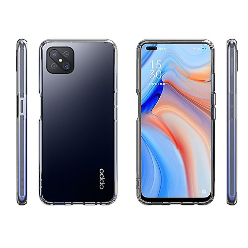 JT Berlin BackCase Pankow Clear Oppo Reno4 Z 5G, transparent