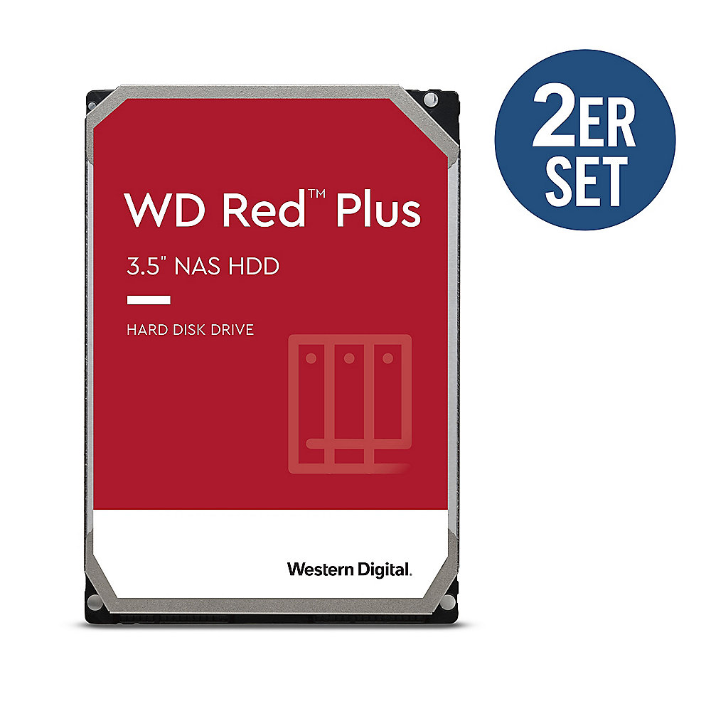 WD Red Plus WD60EFRX - 6TB 5400rpm 64MB 3,5 Zoll SATA 6 Gbit/s
