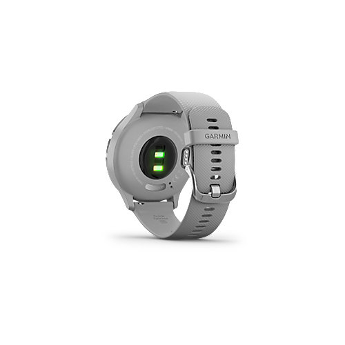 Garmin vivomove 3 Hybrid-Smartwatch Hellgrau/Silber OLED