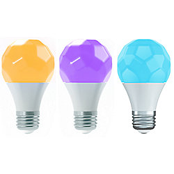 Nanoleaf Essentials Smart Bulb E27 3er Set LED-Leuchtmittel Thread kompatibel