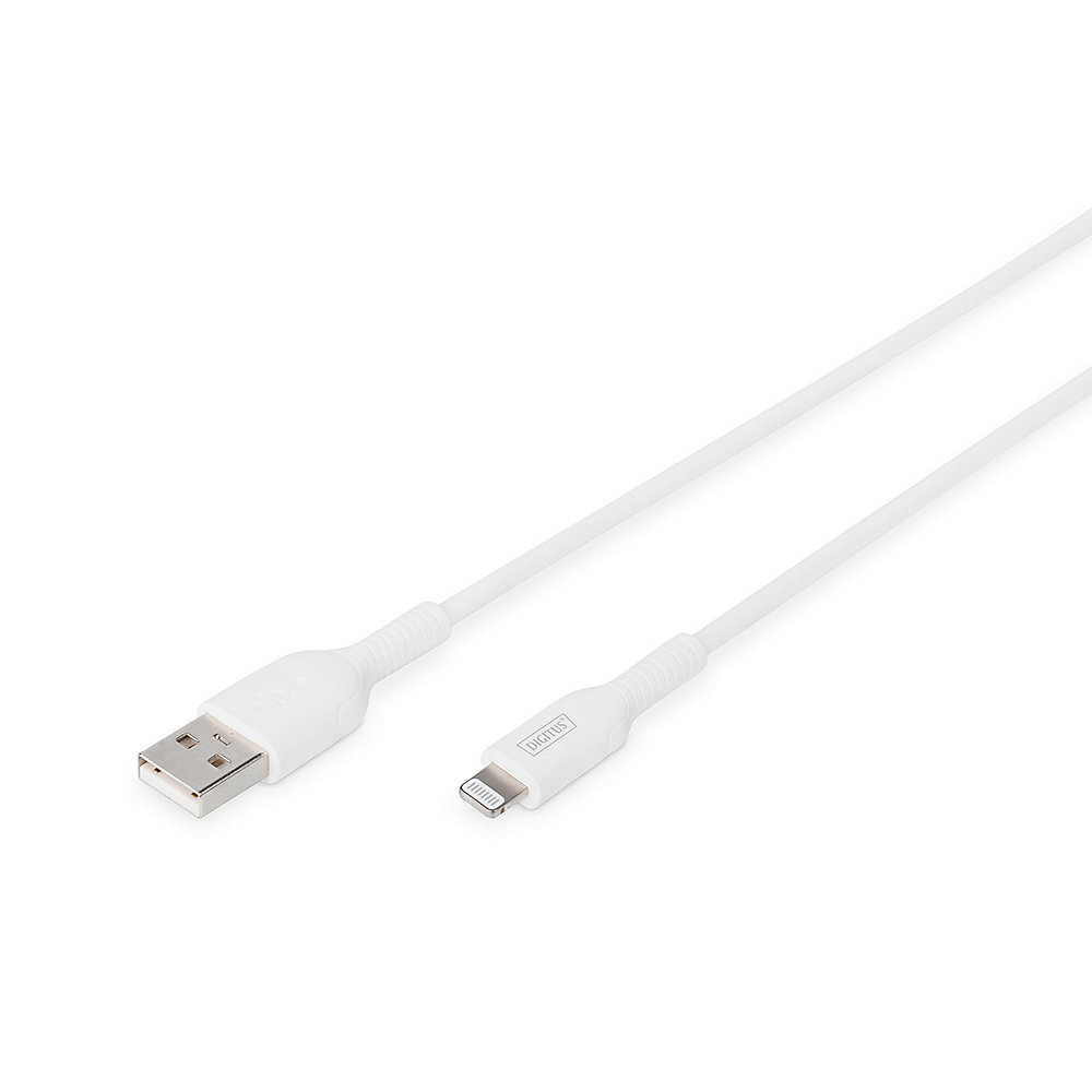 DIGITUS iPhone® Lightning-USB Daten-/Ladekabl, schwarz