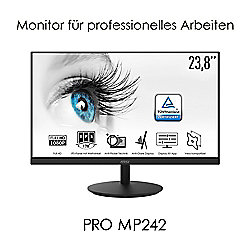 MSI Pro MP242DE 60cm (23,8&quot;) FHD IPS Office-Monitor HDMI/VGA 75Hz 5ms