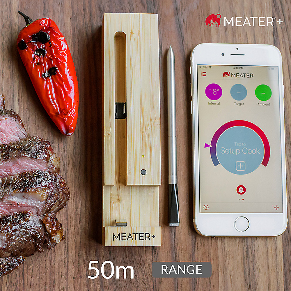 MEATER + | Das erste komplett kabellose Smart-Fleischthermometer
