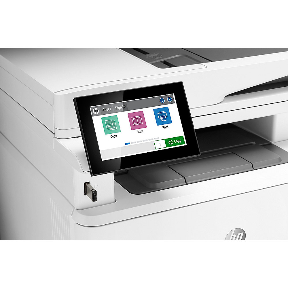 HP LaserJet Enterprise M430f S/W-Laserdrucker Scanner Kopierer Fax USB LAN