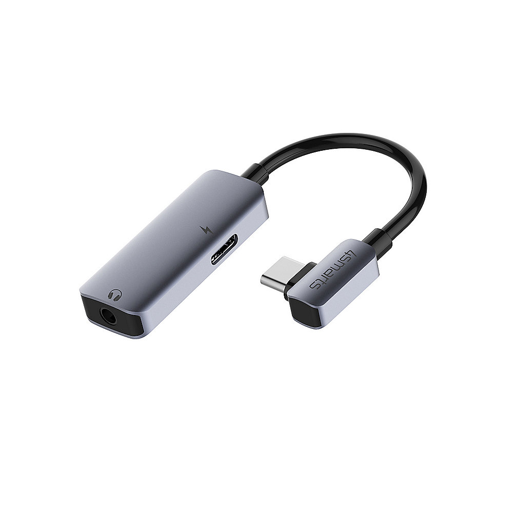 4smarts Audio-Ladesplitter SoundSplit USB-C &amp; 3,5mm Aux