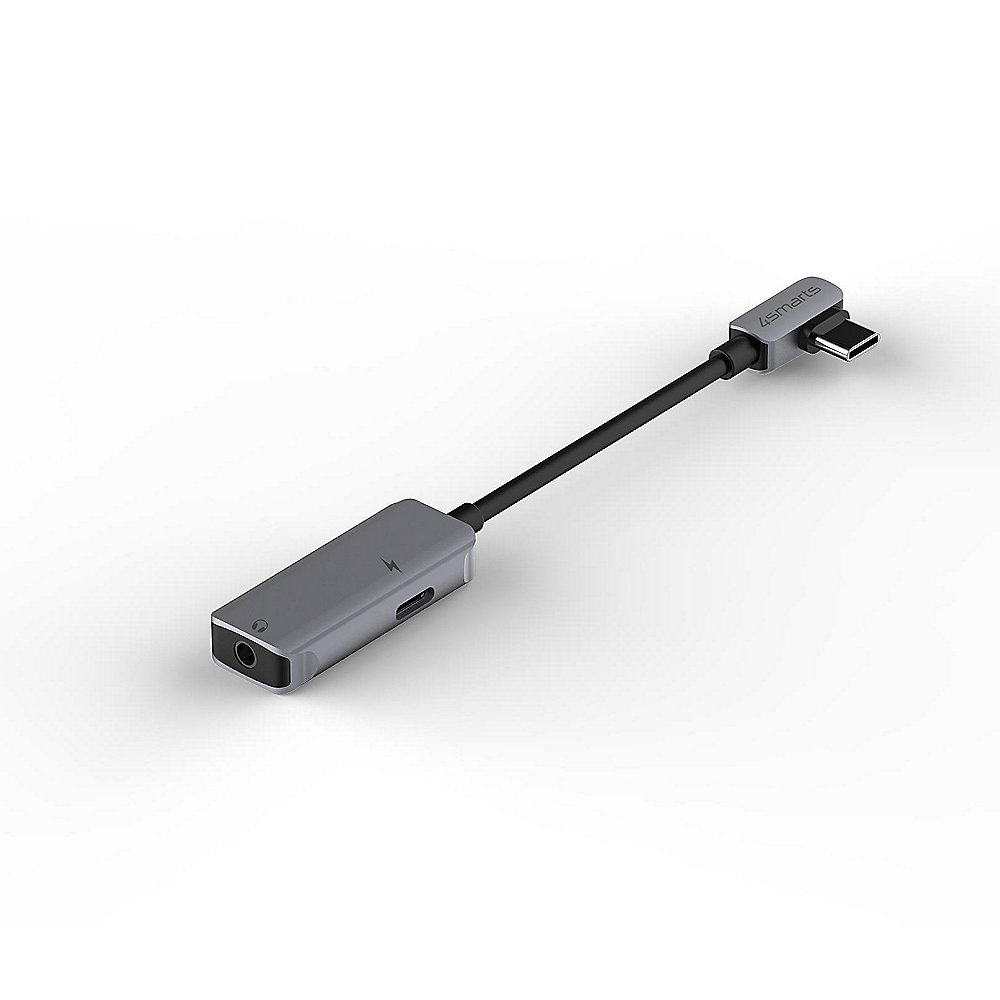 4smarts Audio-Ladesplitter SoundSplit USB-C &amp; 3,5mm Aux