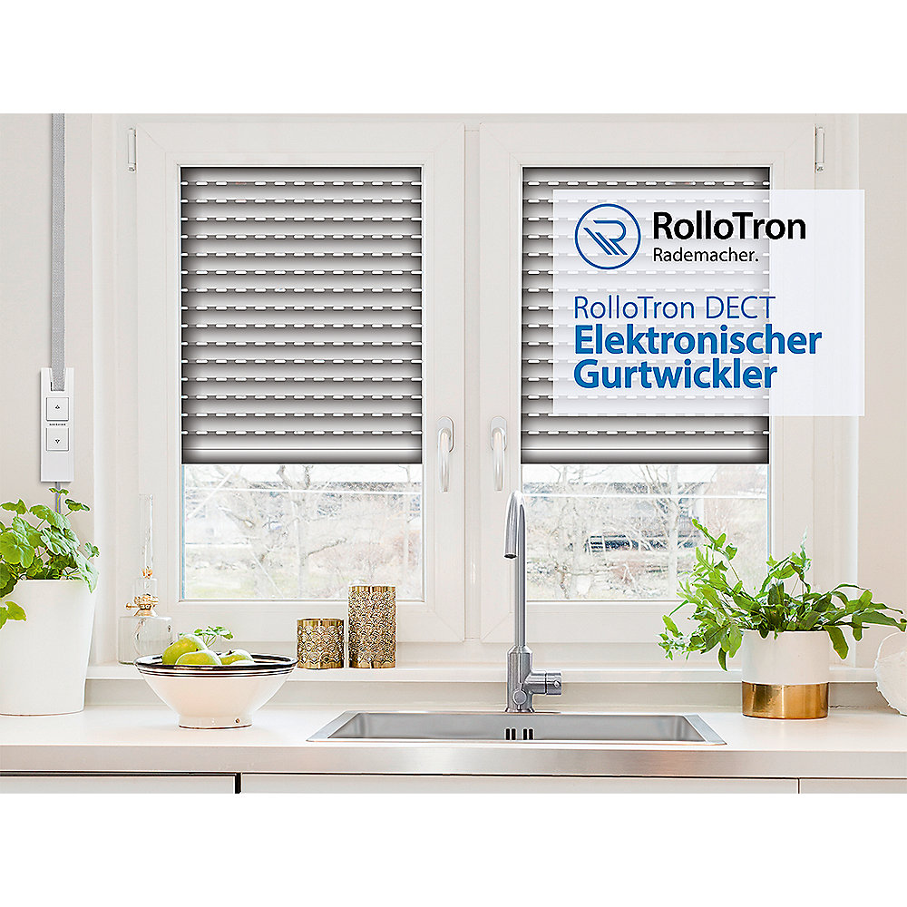 Rademacher Gurtwickler RolloTron DECT 2er Set + AVM FRITZ!Box 7590 WLAN Router