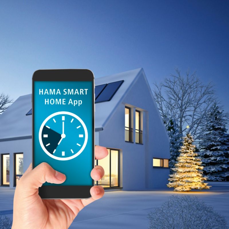 Hama Wlan Steckdose Outdoor Ohne Hub F Sprach U App Steuerung 2 300w 10a Cyberport