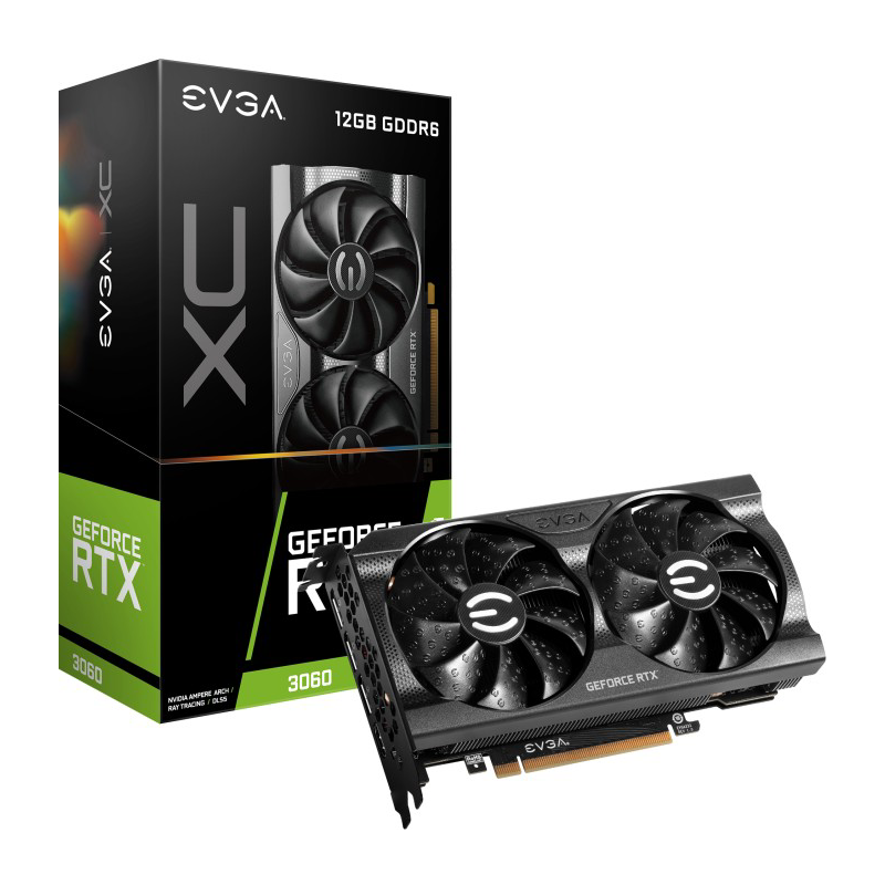 Evga  GeForce RTX 3060 XC Gaming 12GB GDDR6 Grafikkarte 3xDP/HDMI | 04250812440754