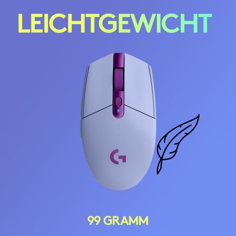 Logitech G305 Lightspeed Kabellose Gaming Maus Lila Cyberport