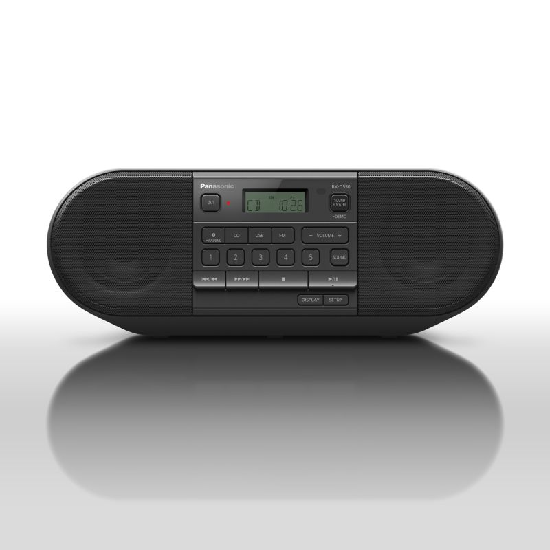 Panasonic Rx D550e K Cd Radio Mit Bluetooth Netz Batteriebetrieb Fernbed Cyberport