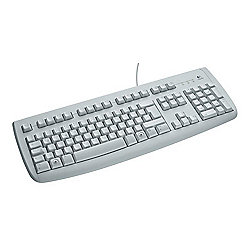 Logitech K120 Kabelgebundene Tastatur Wei&szlig;