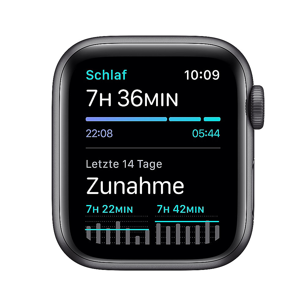 Apple Watch SE Nike GPS 40mm Aluminium Space Grau Sportarmband Anthrazit Schwarz