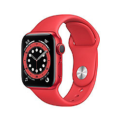 Apple Watch Series 6 GPS 40mm Aluminiumgeh&auml;use PRODUCT(RED) Sportarmband Rot