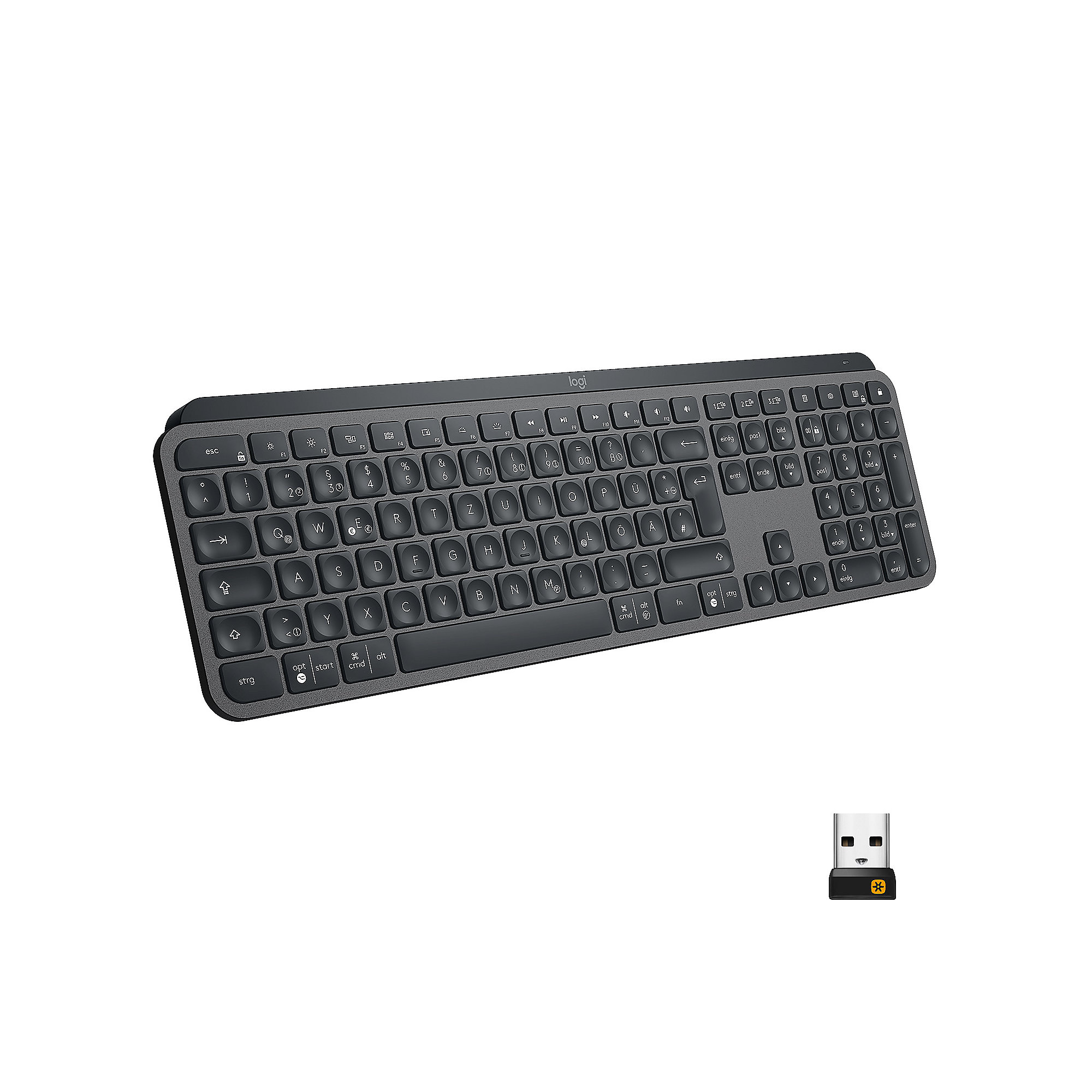 cyberport.de | Logitech MX Keys Advanced Illuminated Wireless Keyboard Graphite