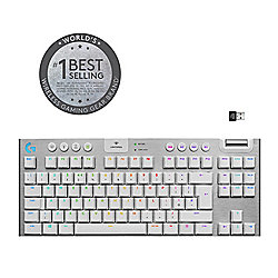 Logitech G915 TKL LIGHTSPEED Tactile Kabellose Gaming Tastatur Wei&szlig;