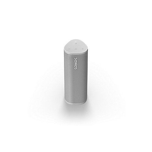 Sonos Roam weiß mobiler Smart Speaker, integrierte Sprachsteuerung, mit Akku