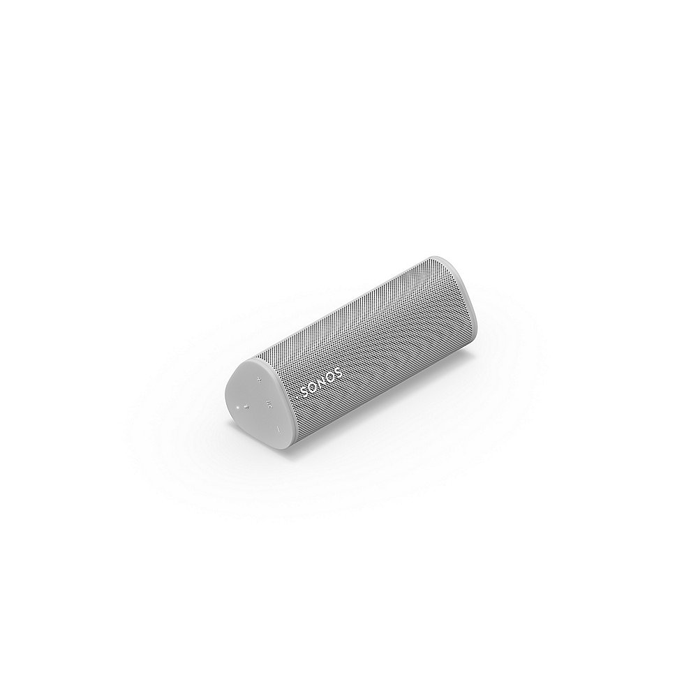 Sonos Roam weiß mobiler Smart Speaker, integrierte Sprachsteuerung, mit Akku