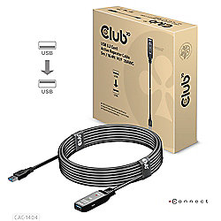Club 3D USB 3.2 aktives Kabel 5m St./B. 28AWG schwarz