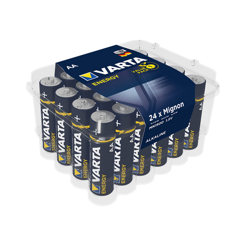 Varta  Energy Batterie Mignon AA LR6 24er Retail Box | 04008496634712