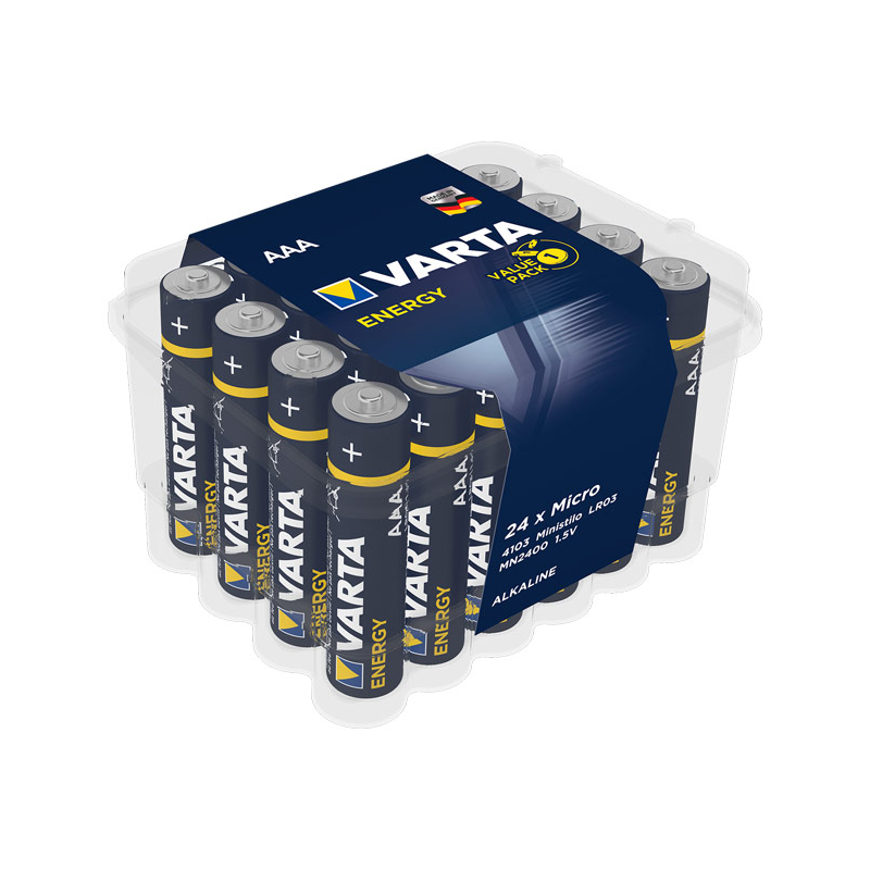 Varta  Energy Batterie Mignon AAA LR3 24er Retail Box | 04008496634729