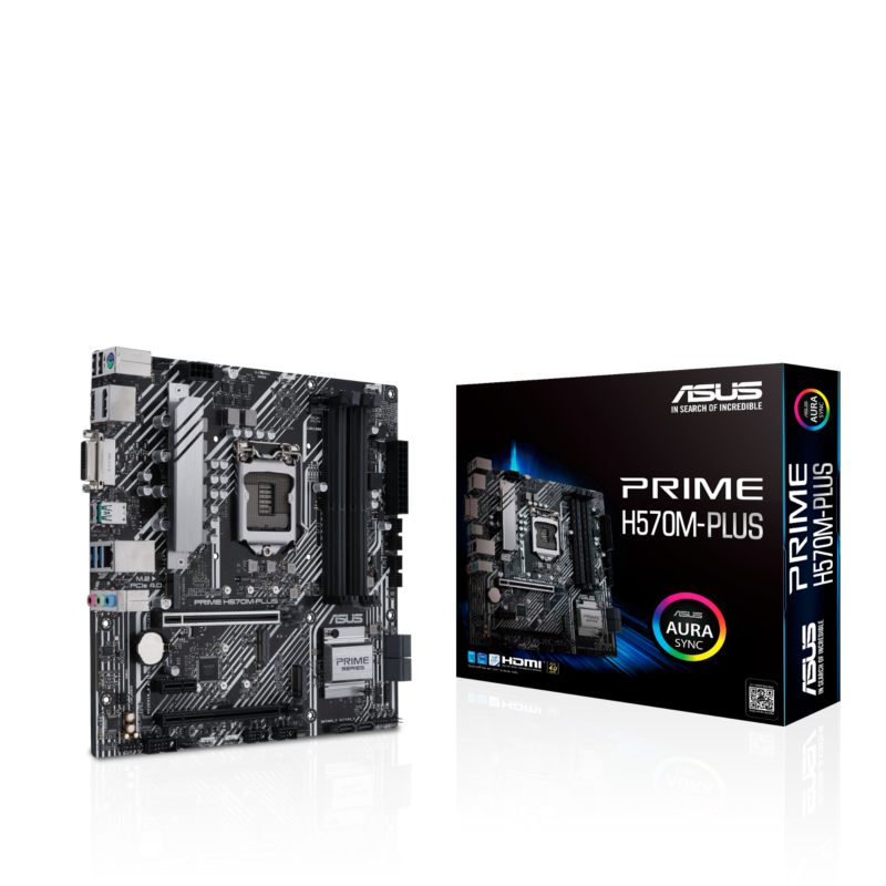 Asus  Prime H570M-Plus mATX Mainboard Sockel 1200 M.2/USB3.2/HDMI/DVI | 04711081127000