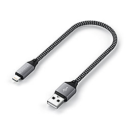 Satechi USB-A auf Lightning Kabel 25 cm space grey