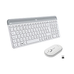 Logitech MK470 Kabellose Maus-Tastaturkombination Wei&szlig;