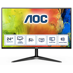 AOC 24B1H 59,9cm (23,6&quot;) FHD IPS Monitor 16:9 VGA/HDMI 5ms 250cd/m&sup2; 50Mio:1
