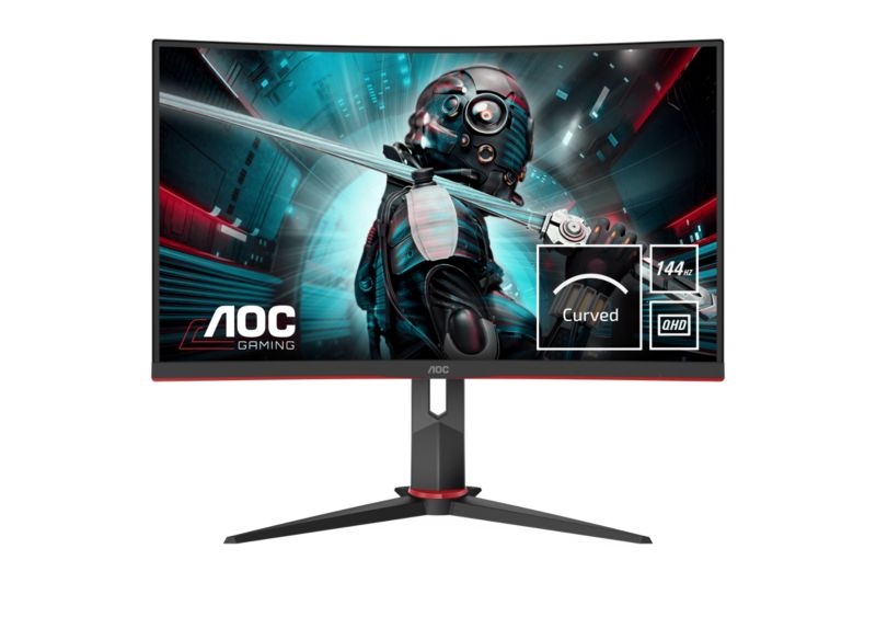 Aoc Cq27g2u 68 6cm 27 Wqhd Curved Gaming Monitor Hdmi Dp 144hz 1ms Freesync Cyberport