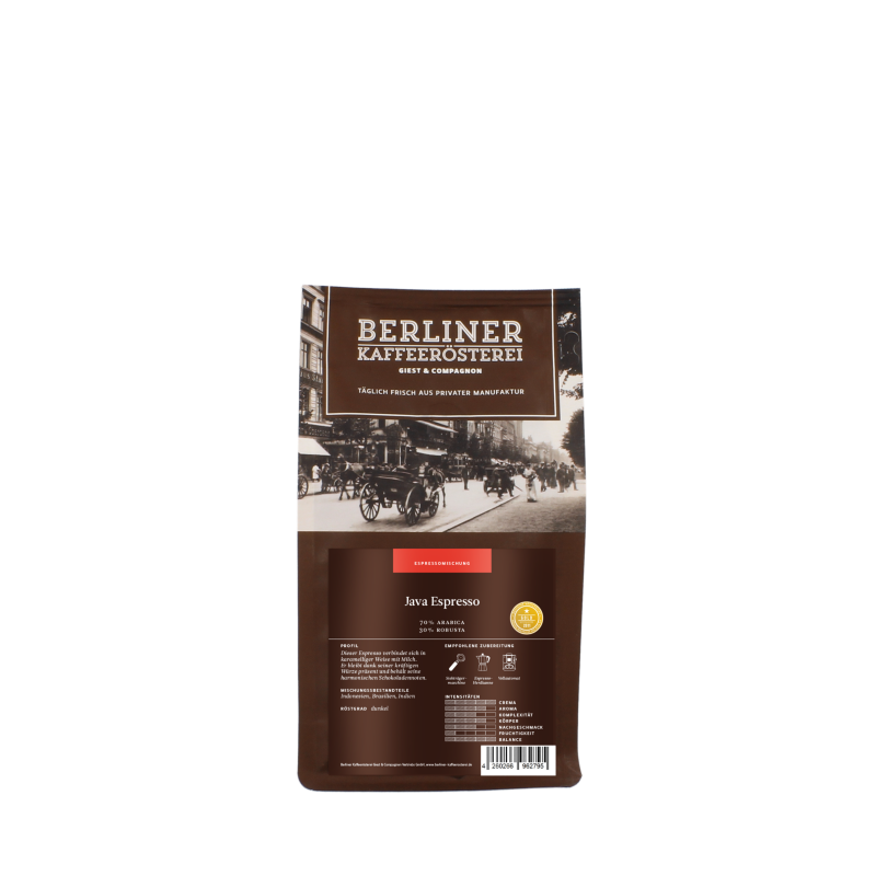 Berliner Kaffeerösterei BKR Java Espresso (250g / ganze Bohne) Kaffeebohnen | 04260183586531