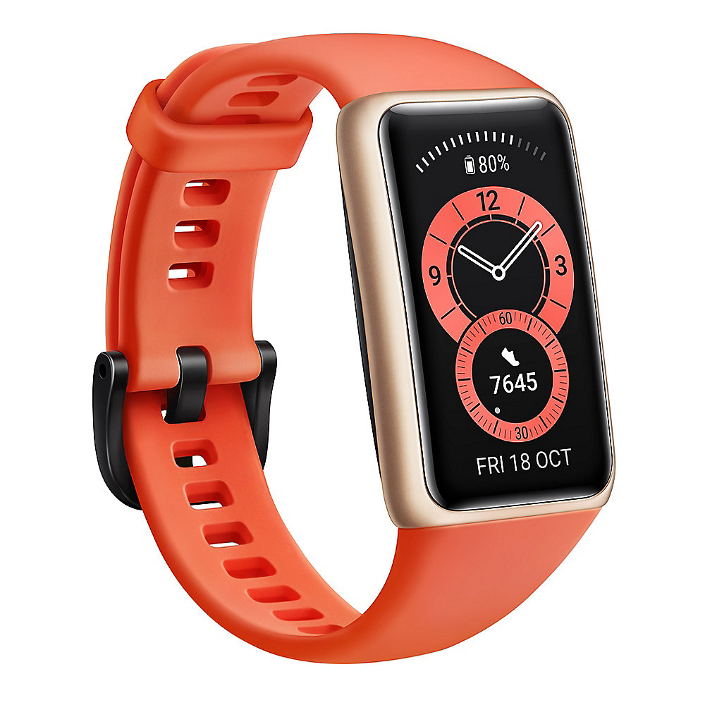 Huawei Band 6 Fitness Tracker rot