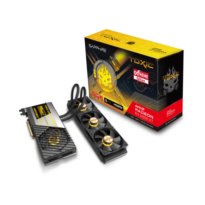 Sapphire Technologies SAPPHIRE AMD Radeon RX 6900 XT TOXIC Ext.Ed. Gaming Grafikkarte mit 16GB GDDR6 | 04895106290921