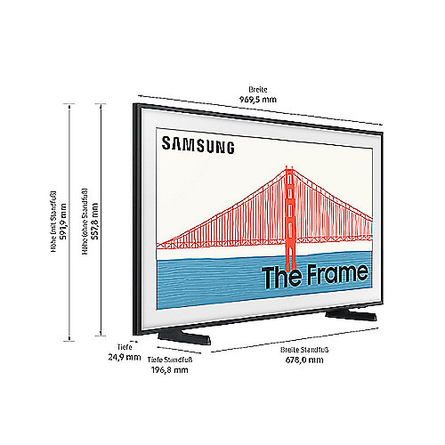 Samsung QLED The Frame GQ43LS03A 108cm 43" DVB-C/S2/T2 HD PQI 3000 Smart TV